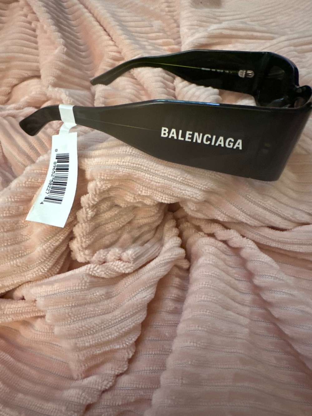 NWT BALENCIAGA SUNGLASSES DARK GREEN - Picture 2 of 9
